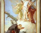 乔瓦尼 巴蒂斯塔 提埃波罗 : Patriarcale The Three Angels Appearing to Abraham